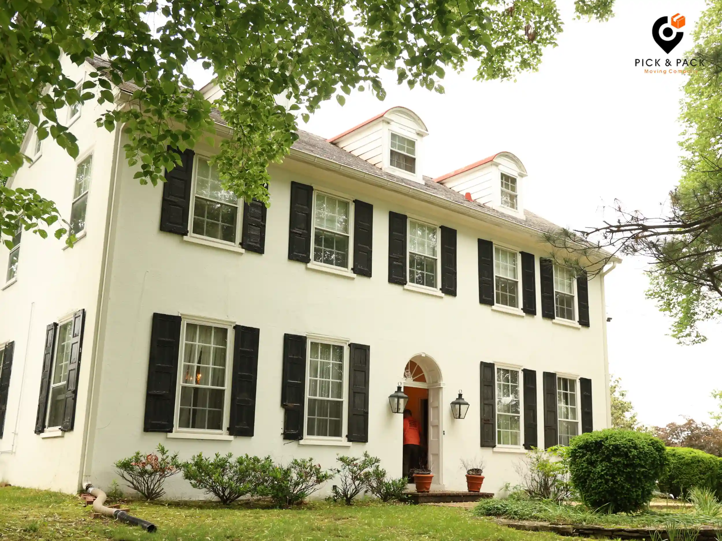 Large house in New Jersey before a long-distance move