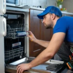 Moving a dishwasher