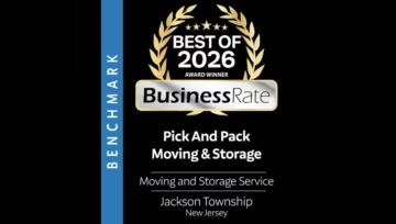 Moving Company Jackson, NJ: Pick and Pack Moving Named Best of 2026